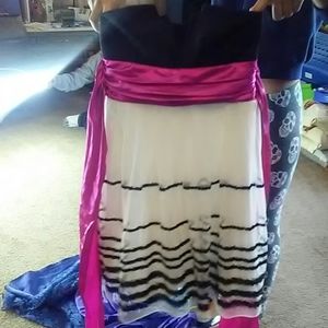 Strapless dress size small
